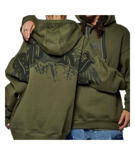 Sweat à capuche kaki femme kaporal salto