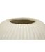 Vase Design Rainuré Icicle 38cm Crème-3
