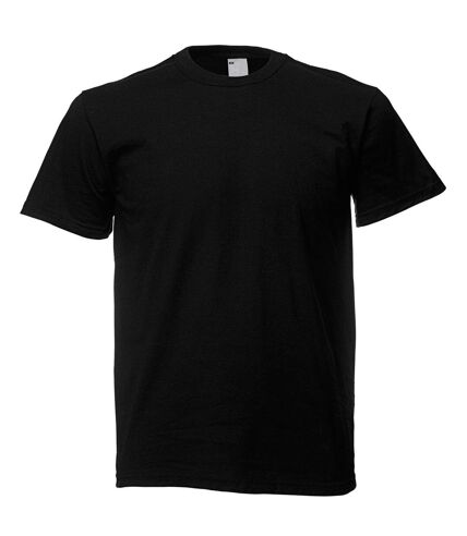 Mens Short Sleeve Casual T-Shirt (Jet Black) - UTBC3904