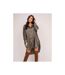 Robe chemise courte satin IMIRA - Dona X Lisa-1