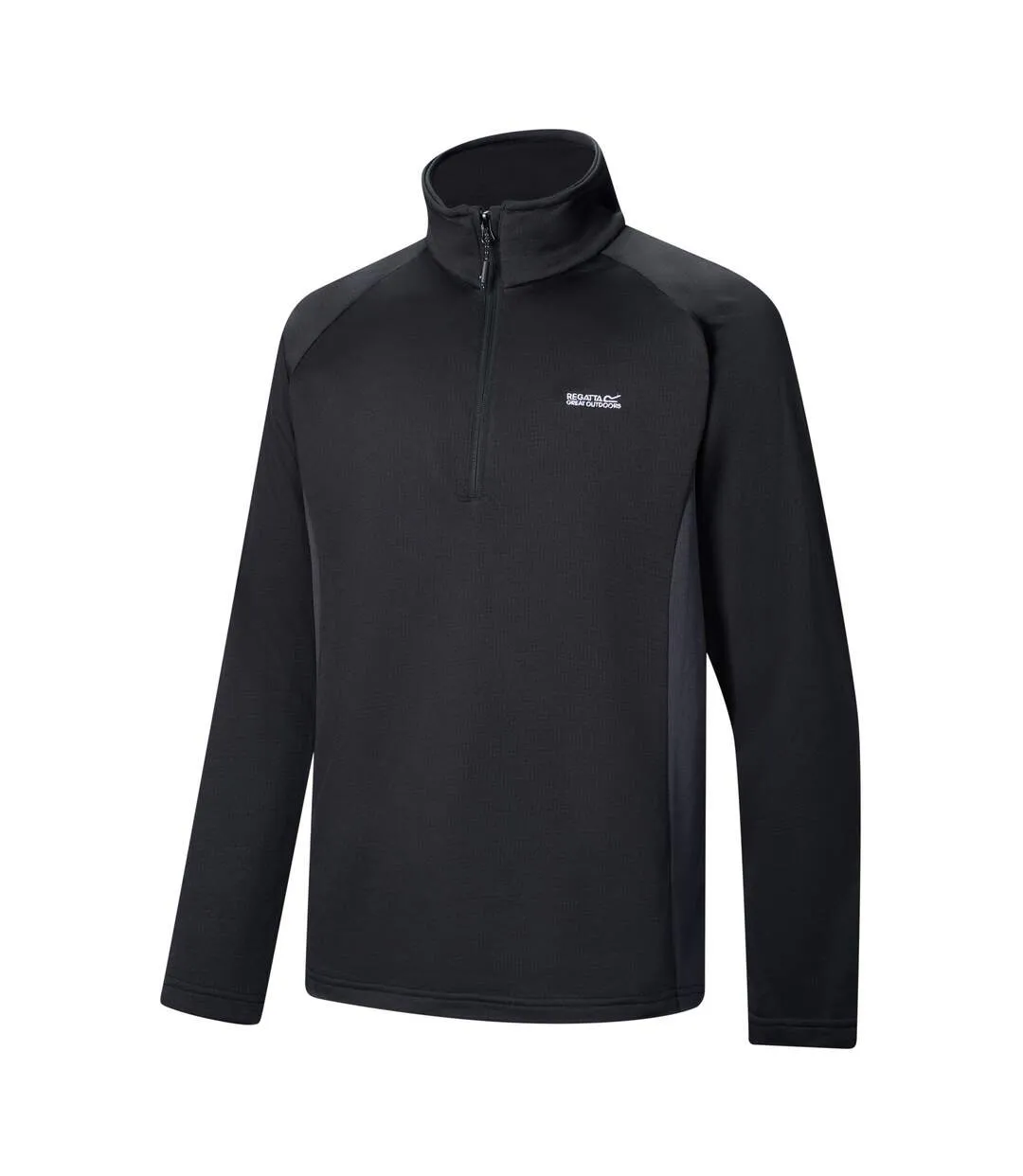 Mens Thiek Logo Fleece Midlayer Black Regatta-4
