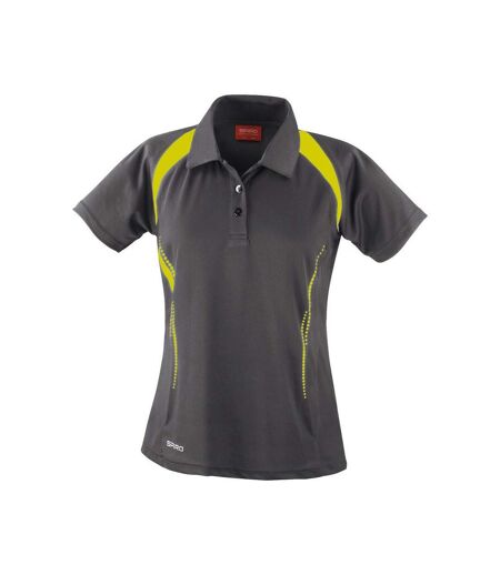 Polo Team Spirit Femme Gris Vert Clair Spiro