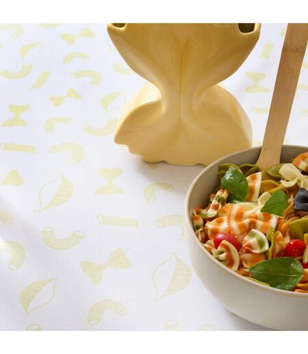 Nappe Antitache Imprimé Della Pasta 140x240cm Jaune