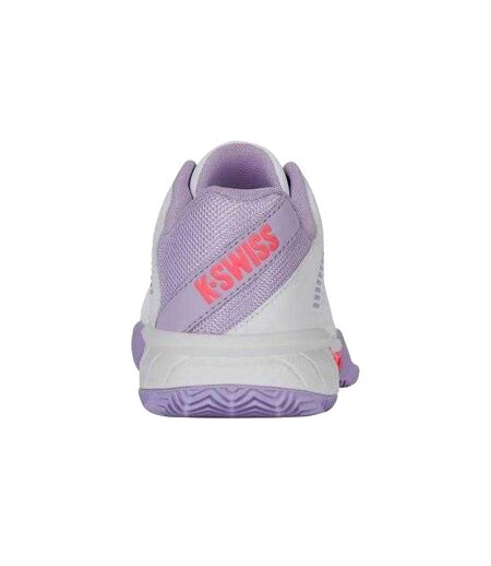 Womens/ladies Express Light 3 Clay Trainers White Violet K-Swiss