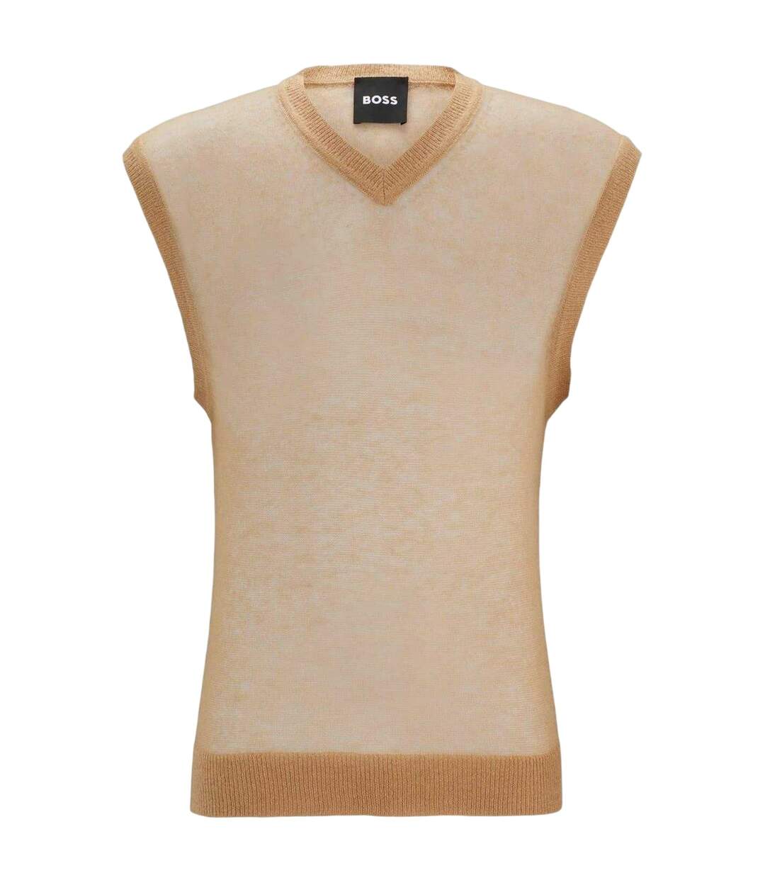 Gilet Lucid Homme Beige Boss-2