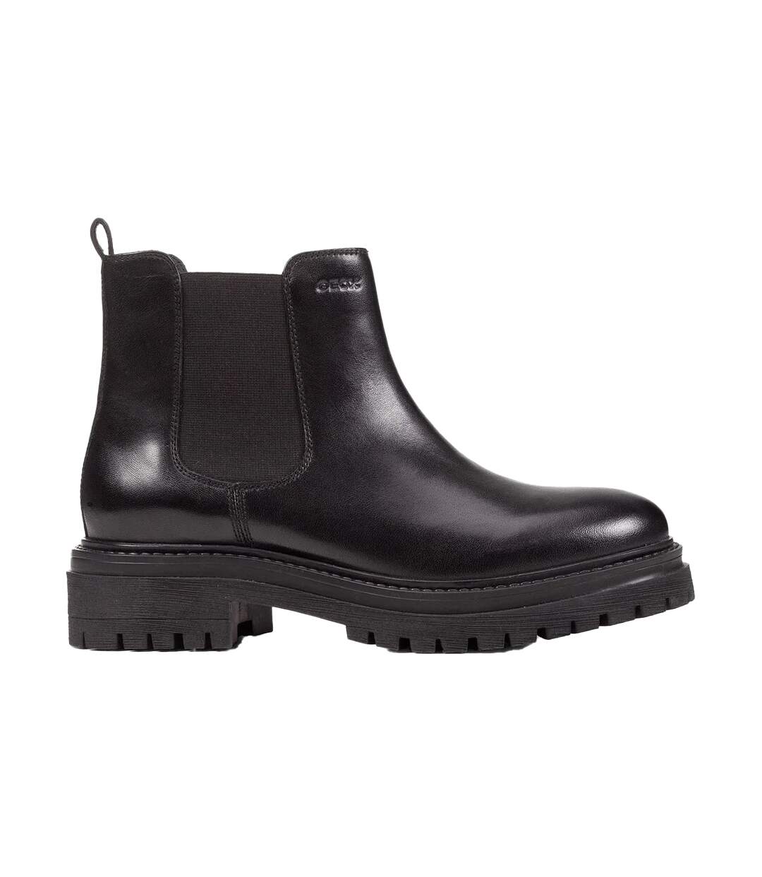 Womens/ladies D Iridea B Leather Ankle Boots Black Geox-3