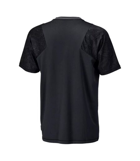Mens Customised Short-sleeved T-shirt Black Mascot