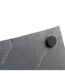 Lot de 6 Assiettes Carrées Ardoise 30cm Gris-3