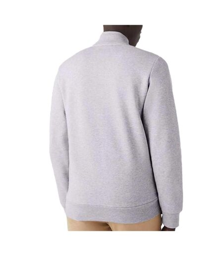 Veste zippé gris homme lacoste  molleton - l