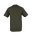 Just Cool Mens Performance Plain T-Shirt (Olive)