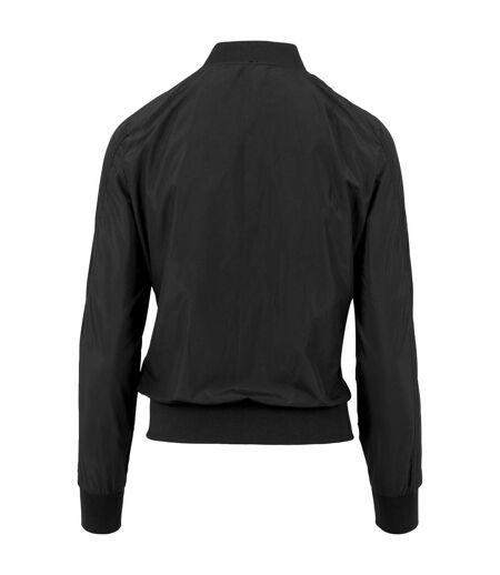 Blouson D'aviateur Femme Noir Build Your Brand