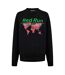 Sweat Motif/style Imprimé Graphique Femme Noir Imprimé Red Run-2