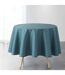 Nappe Ronde Imprimée Art Chic 180cm Bleu-1
