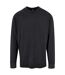 Haut Manches Longues Motif/style Délavé À L'acide Homme Noir Urban Classics-1