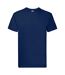 Fruit Of The Loom Mens Super Premium Short Sleeve Crew Neck T-Shirt (Navy) - UTBC333