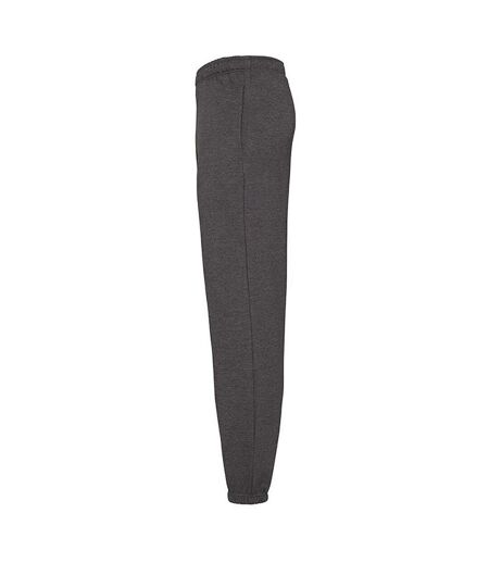 College Cuffed Sweatpants / Jogging Bottoms Charcoal Awdis
