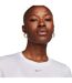 Womens/ladies One Dri-fit Standard Top White Nike-4