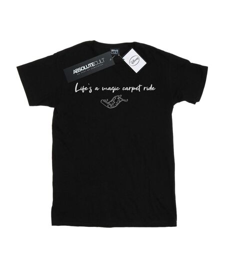Disney - T-shirt ALADDIN LIFE'S A MAGIC CARPET RIDE - Femme (Noir) - UTBI17338