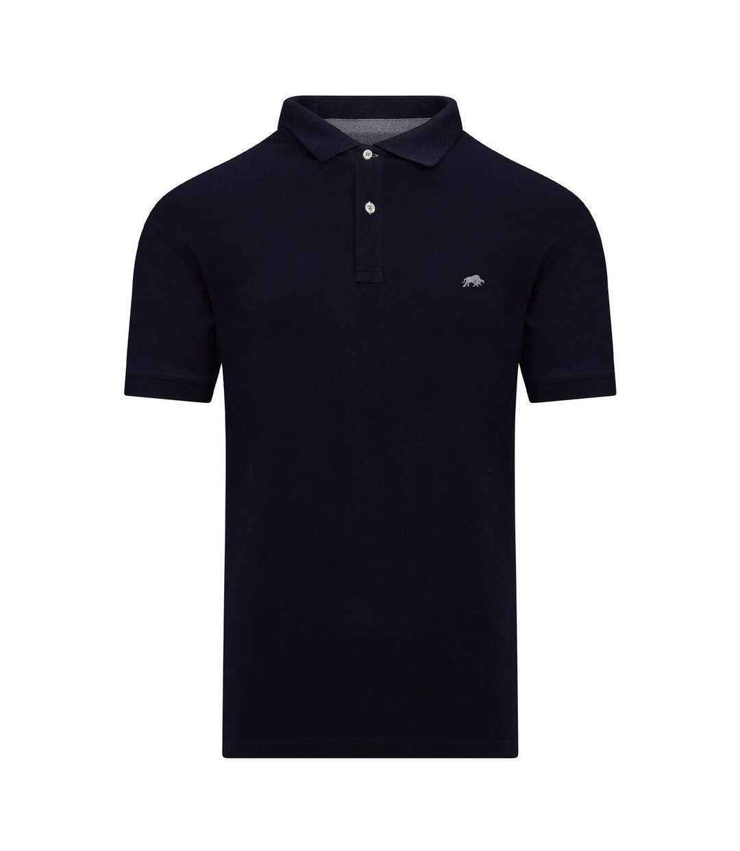 Mens Classic Organic Polo Shirt Navy Raging Bull-1