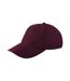 Casquette De Baseball Motif/style Uni Leisure Bordeaux Beechfield-2