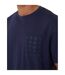 T-shirt Hyde Homme Bleu Marine Threadbare-4