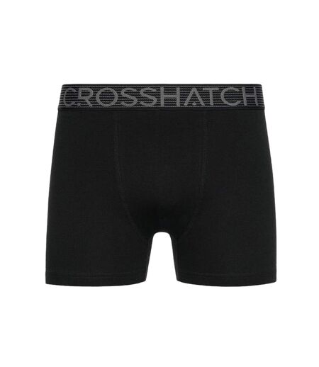 Pack of 5  Mens buzzard boxer shorts  black/grey Crosshatch