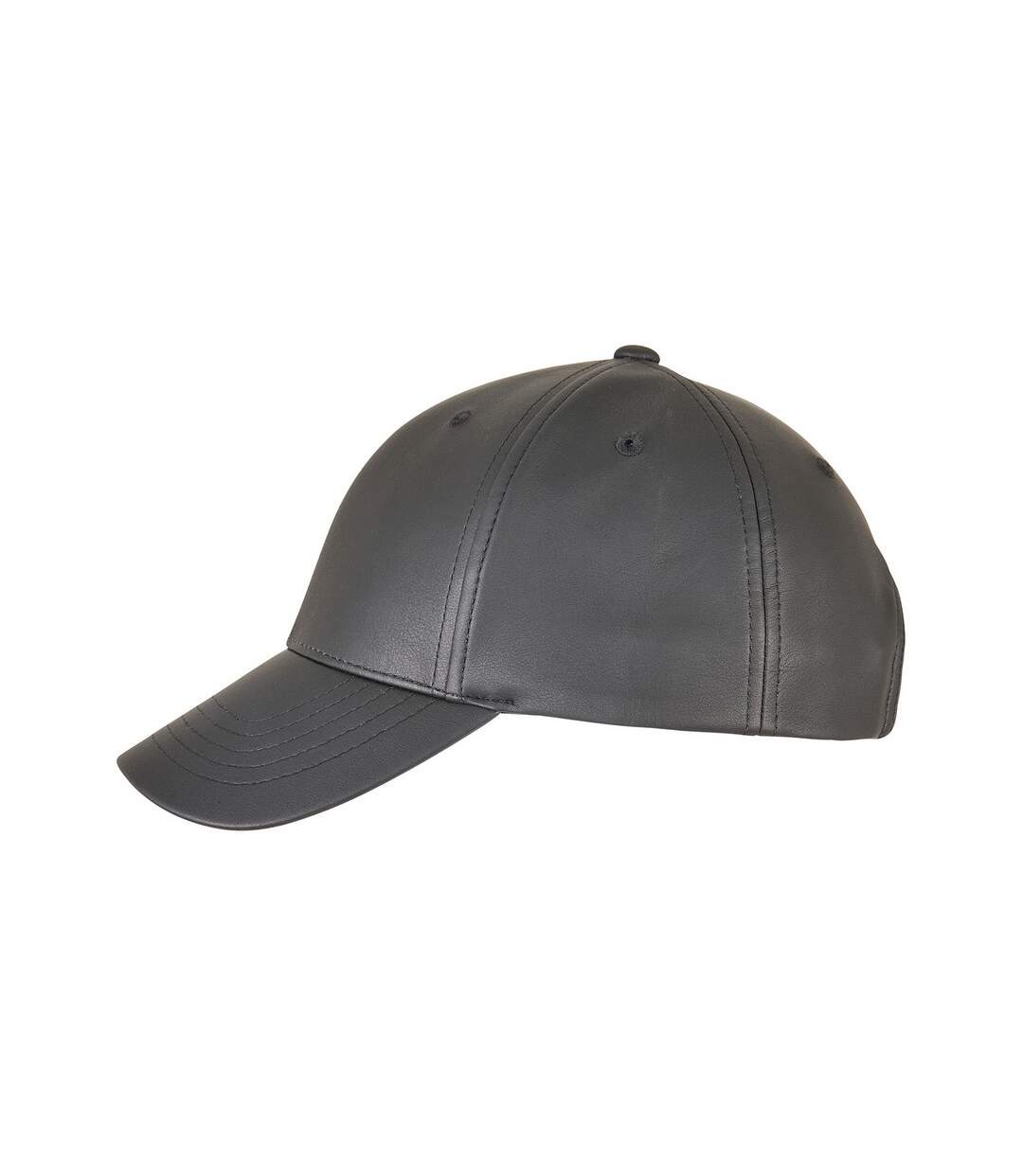 Unisex adult alpha shape cap black Flexfit-3