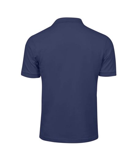 Tee Jays Mens Luxury Stretch Short Sleeve Polo Shirt (Denim)