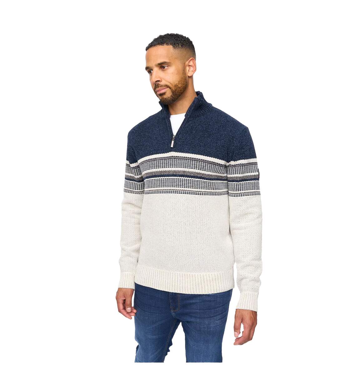 Pull Feldstan Homme Blanc Cassé Bewley & Ritch-2