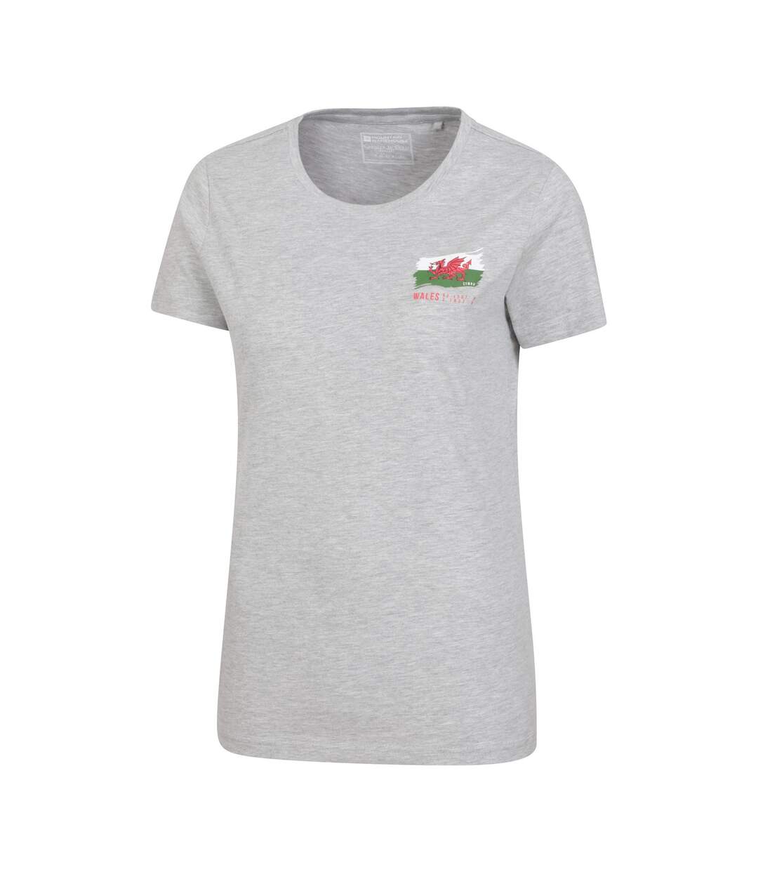 Womens/ladies wales t-shirt grey Mountain Warehouse-4