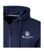 Mens Active Small Logo Full Zip Hoodie Navy Aquascutum-3