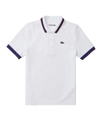 Polo femme blanc Lacoste