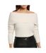Pull ecru femme morgan bogo-1