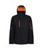 Mens x-pro exosphere ii soft shell jacket black/magma orange Regatta