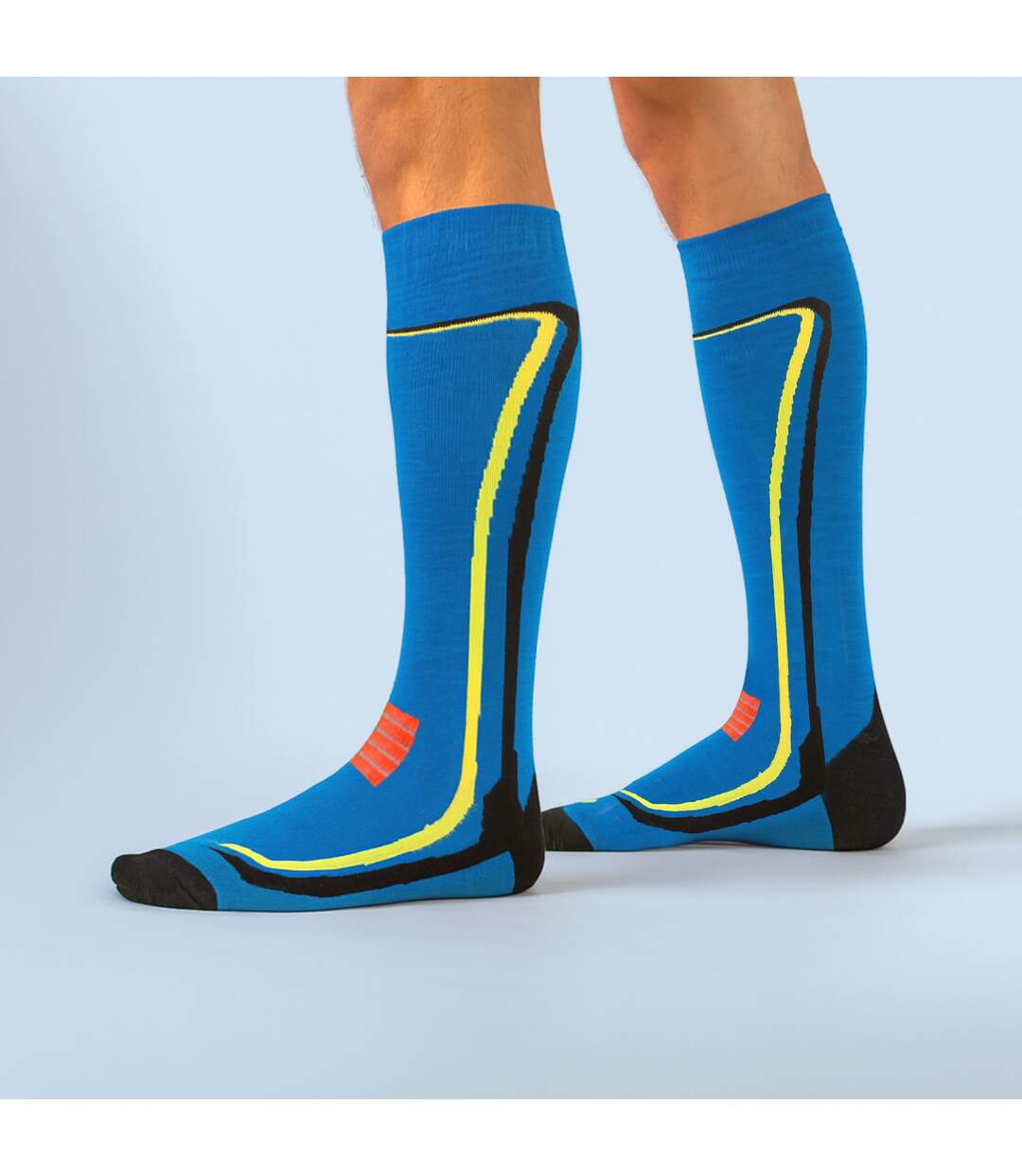 Chaussettes de Ski Snowboard Hautes Laine Mérinos-3
