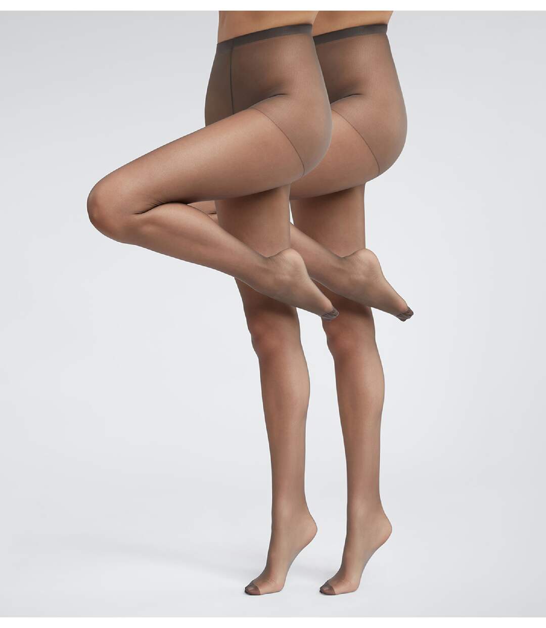 Lot de 2 collants transparents en voile et Lycra Ultra Resist-1