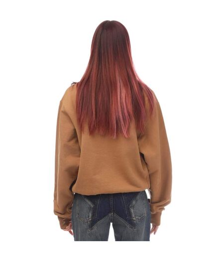 Sweat femme marron Heron Preston