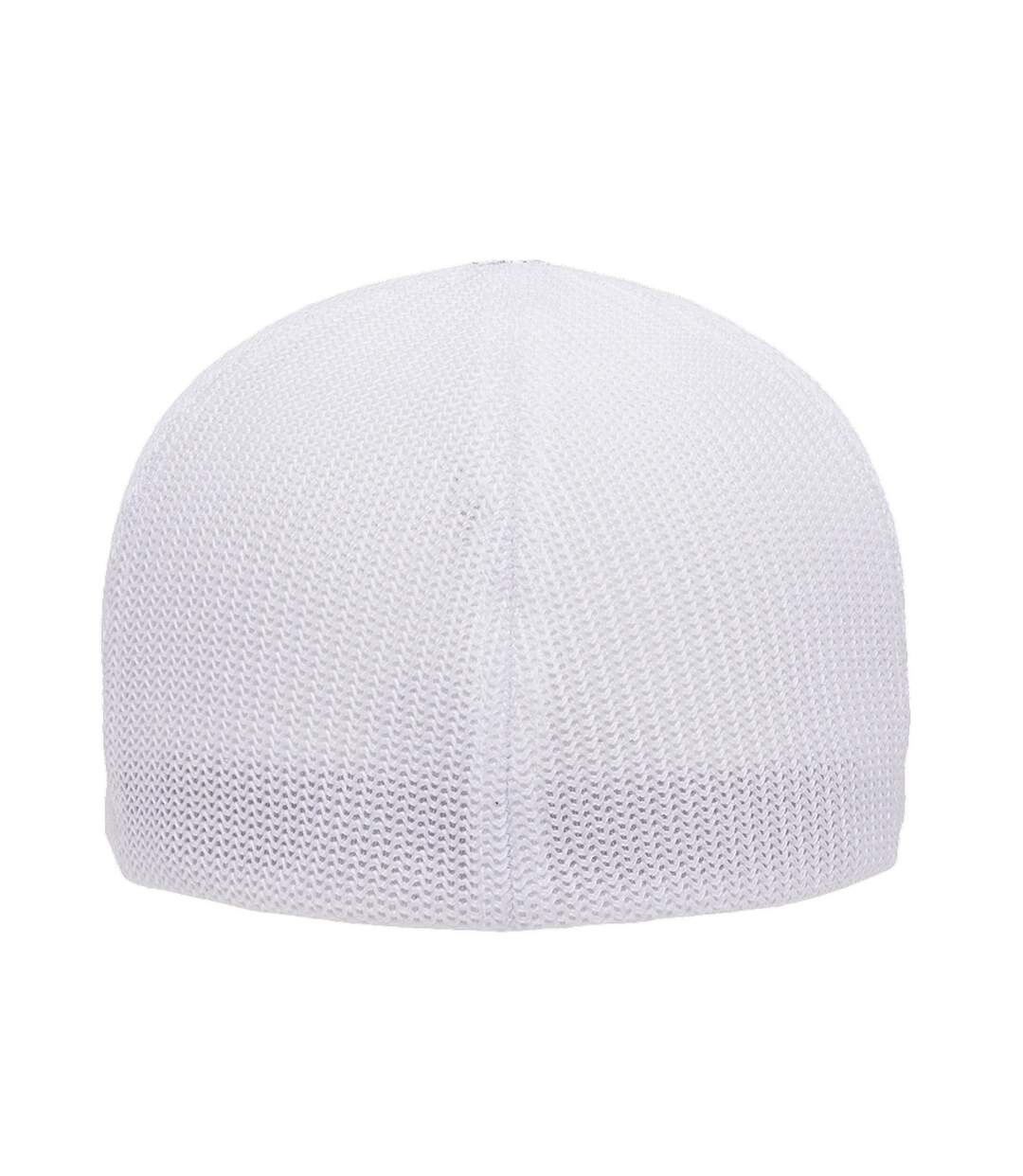 Casquette Trucker Motif/style Deux Tons Noir Blanc Flexfit-2