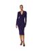 Womens/ladies brillo abstract midi dress blue Principles