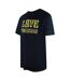 T-shirt Groovy Homme Bleu Marine Foncé Love Moschino-3