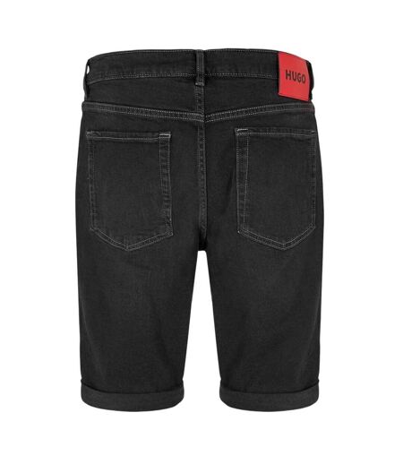 Mens Denim Durable Shorts Dark Grey Hugo