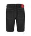 Mens Denim Durable Shorts Dark Grey Hugo-2