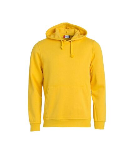 Sweat à capuche basic adulte citron Clique