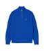 Mens Zipper Carded Wool High-neck Jumper Blue Lacoste-2