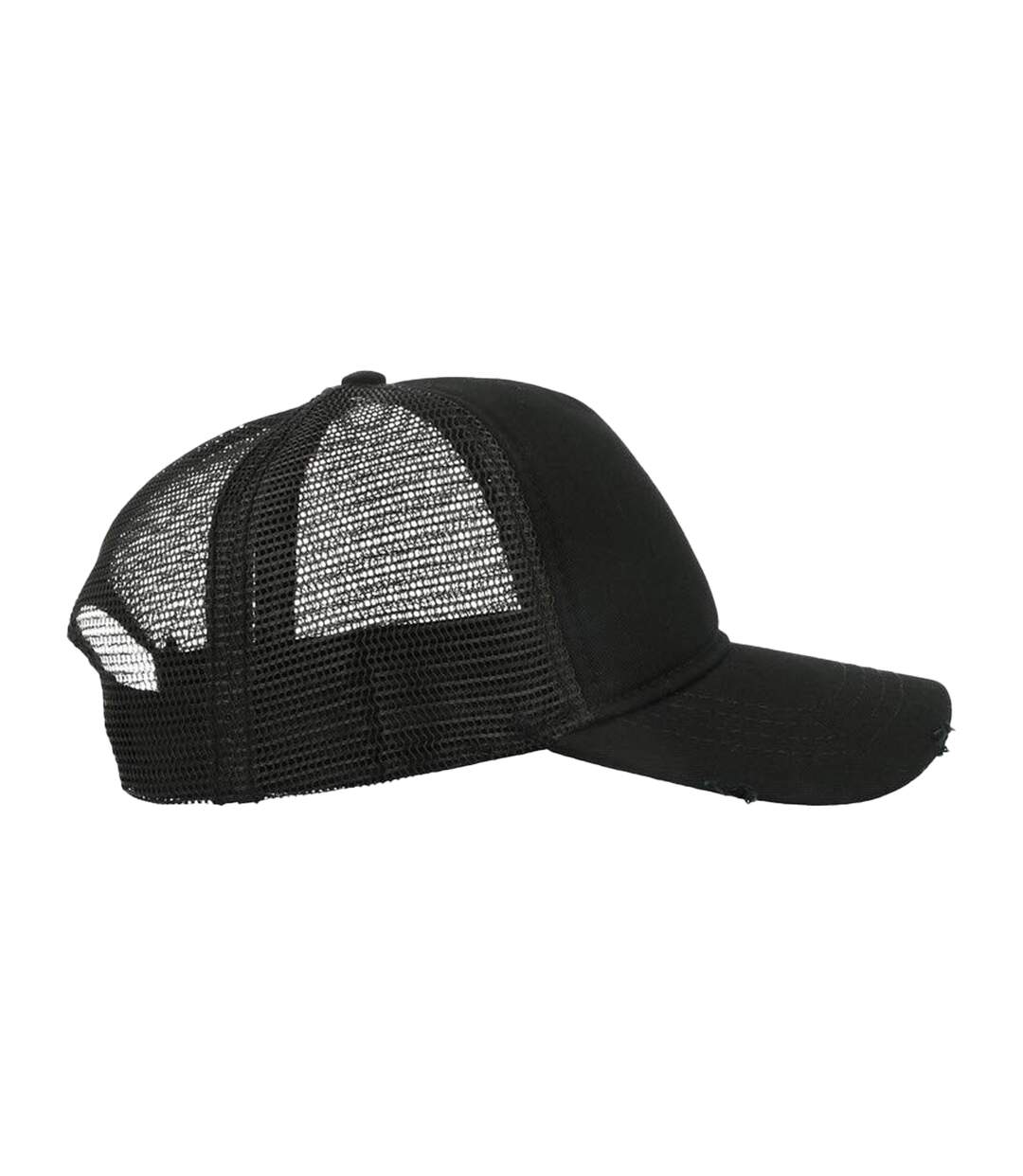 Lot de 2  casquettes rapper adulte noir Atlantis-4