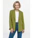 Veste longue 1 bouton avec col tailleur-1