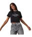 T-shirt Court Motif/style Logo Entier Eccleston Femme Noir Jack Wills-2