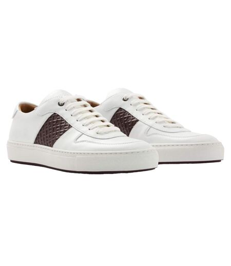 Baskets Mirage Homme Blanc Marron Boss