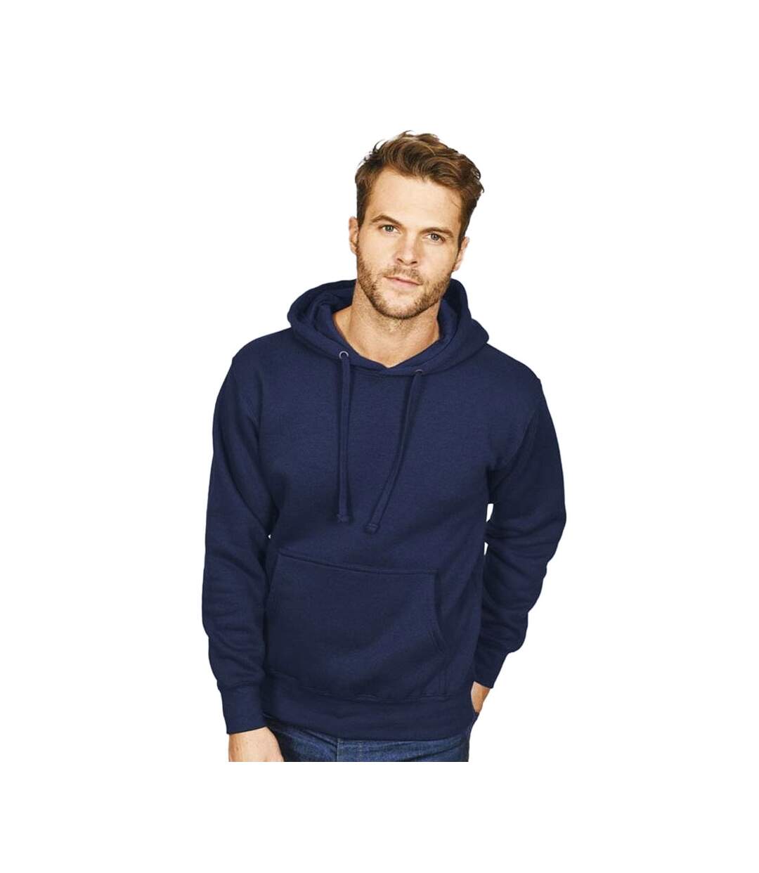 Sweat à capuche homme bleu marine Casual Classic