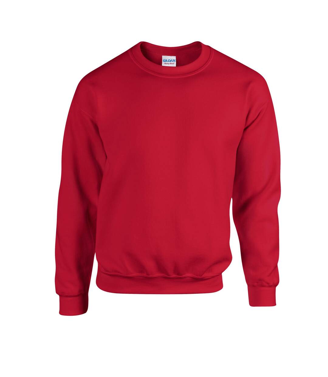 Mens Heavy Blend Sweatshirt Cherry Red Gildan-1